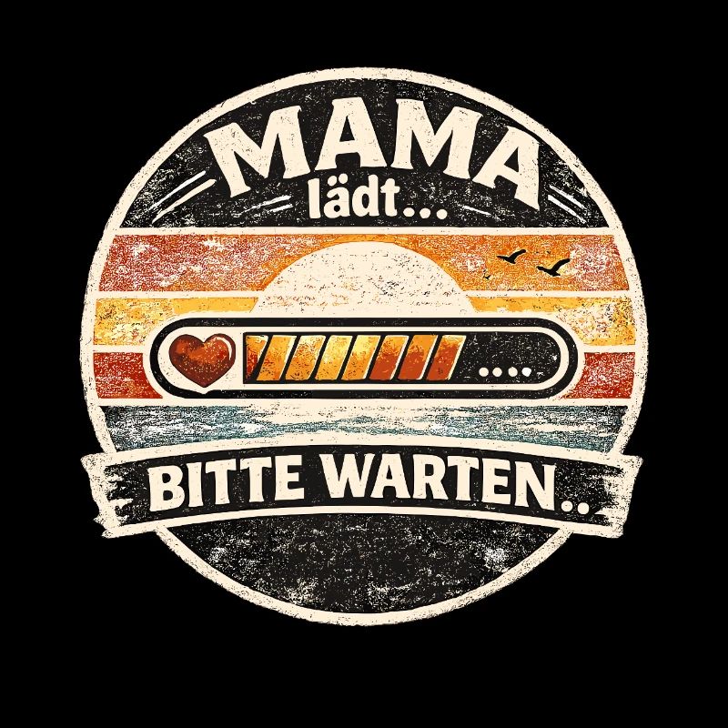 Mom loads... Please Wait Retro