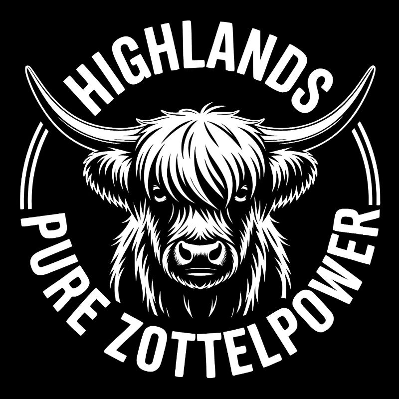 Highland Beef Head Logo