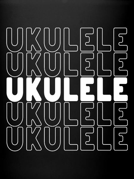 Typographie du ukulélé