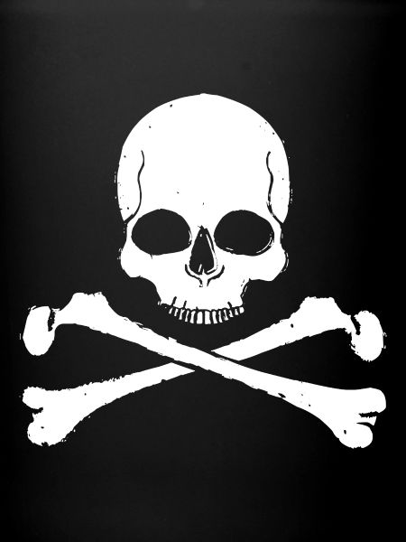 Skull Cross Pattern Skull