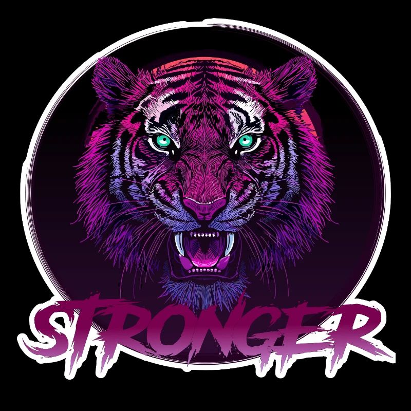 Wild Neon Tiger - Stronger