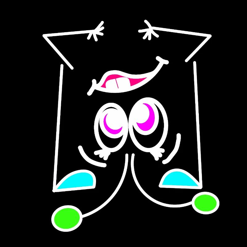 Neon-Mood Flip - Das Umdreh-Gesicht