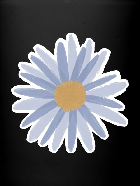 Blue Daisy Bloom Tee