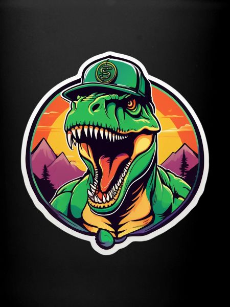 T-Rex Retro Sunset Cap