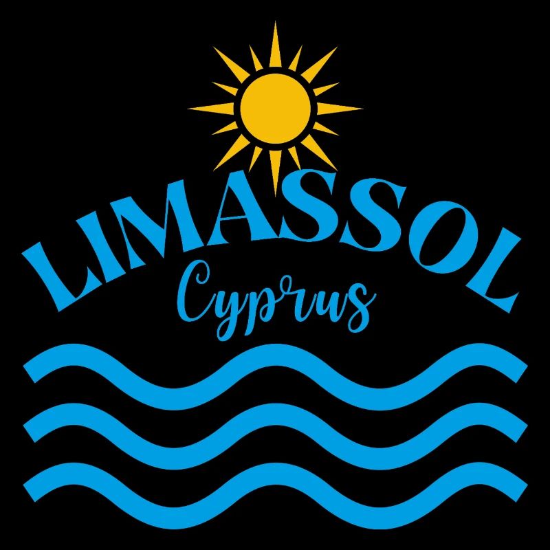 Limassol Chyprite Vagues de soleil