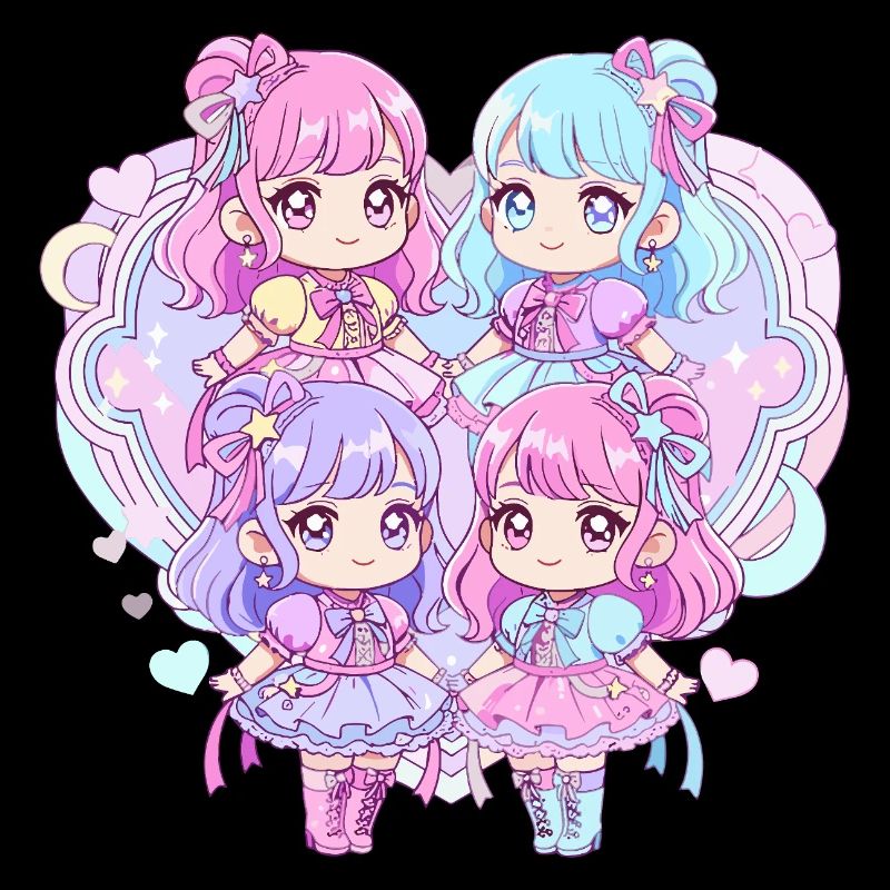 Pastel Kawaii Quartet