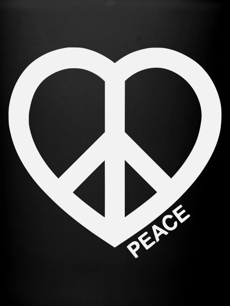 Heart Peace Symbol