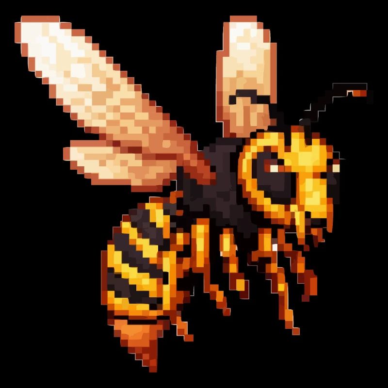 Pixel Hornet Bee