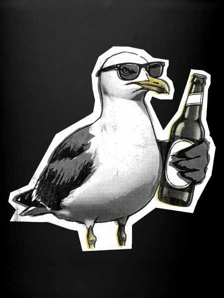 Möwe Bier Küste