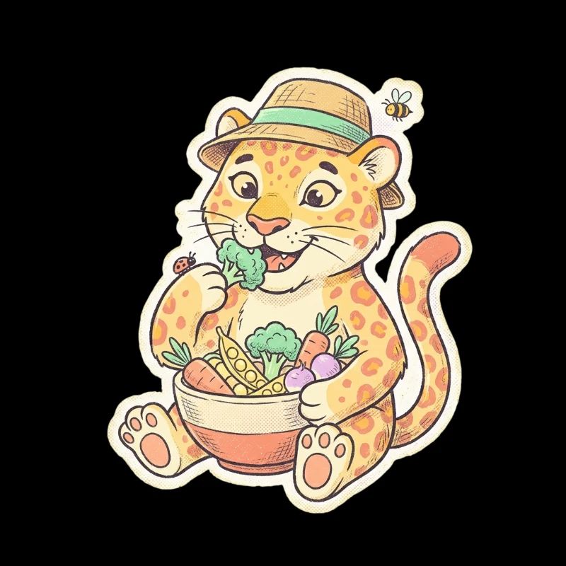 Leopard Kit with Vegetable Basket