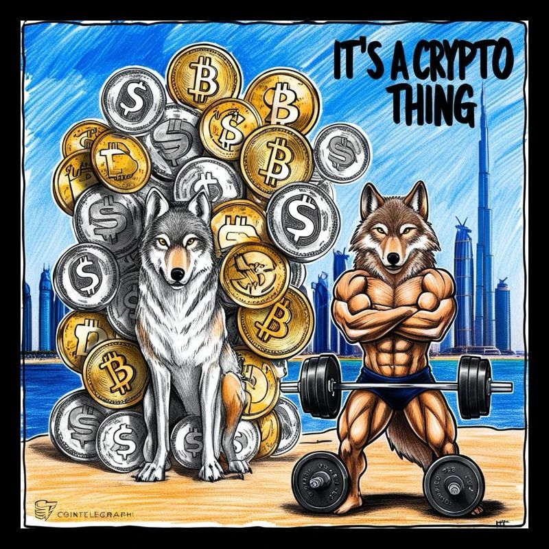 Krypto Krafttier Hund und Wolf