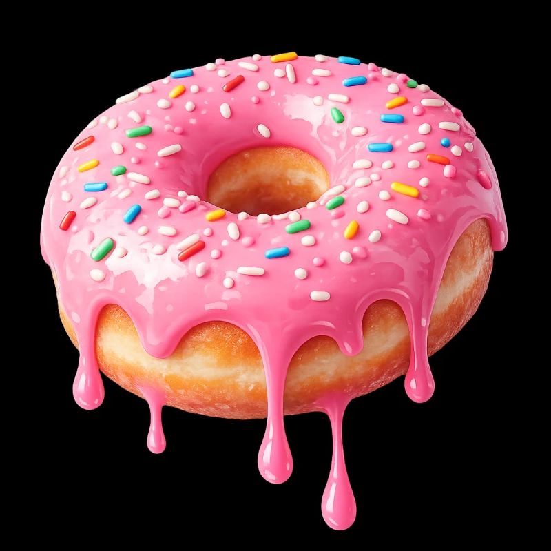 Dripping Donut Delight – Sweet