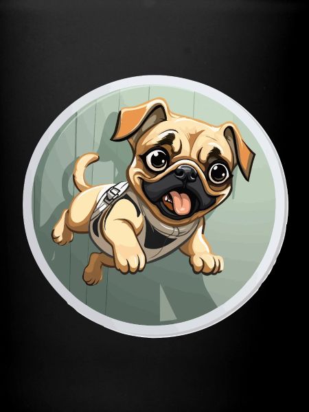 Squeaking Pug Sprinter