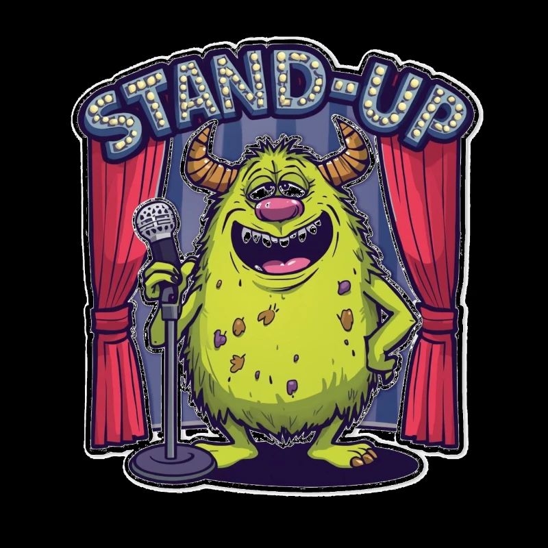 Stand-up Monster on Stage