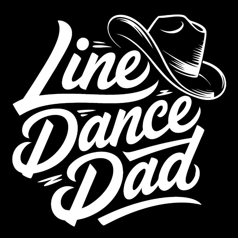 Line Dance Dad Cowboy Hat Design