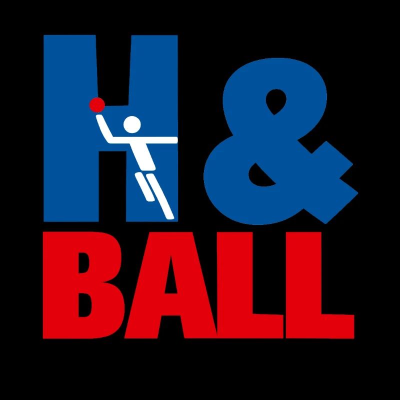 Graphismes sportifs de handball H&Ball