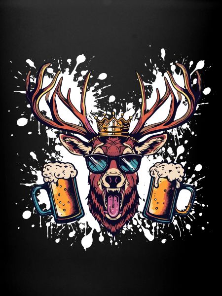 Bière de cerf drôle