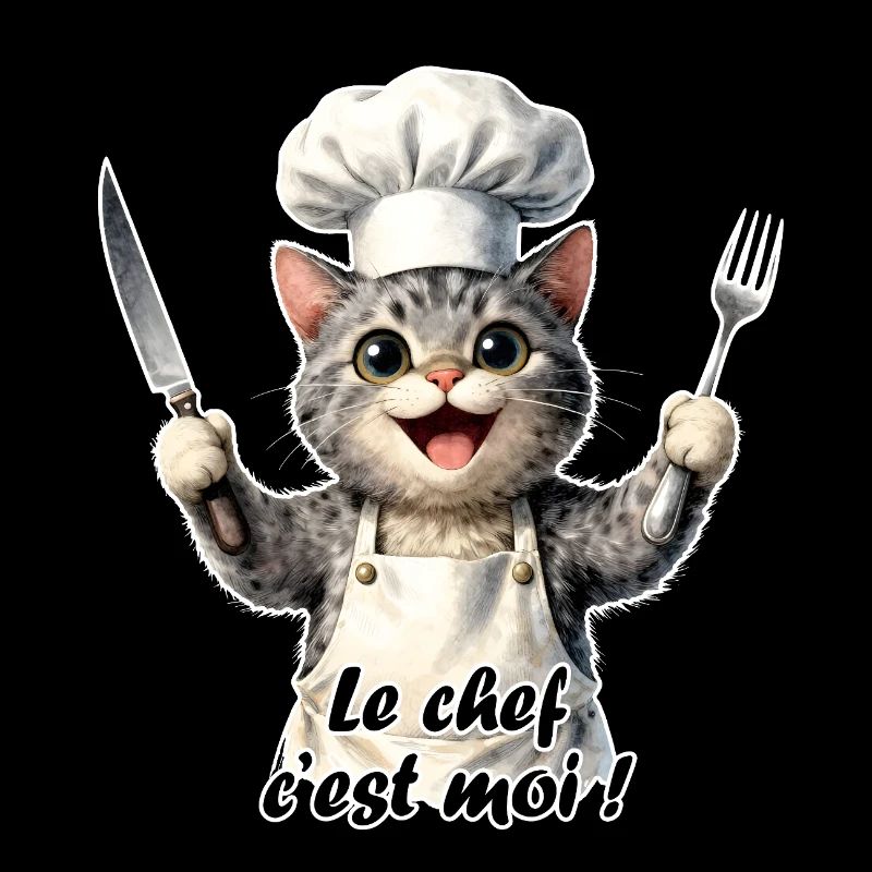 Chat chef de cuisine : je suis le chef