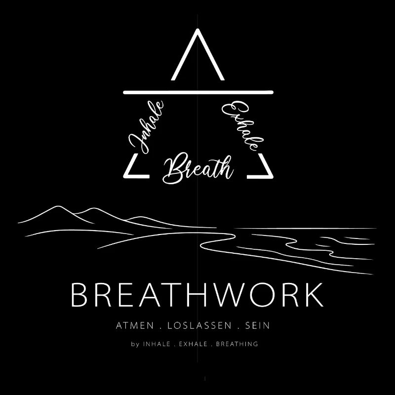 Inhale - Exhale-Breathing Weiß Breathwork