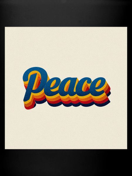 70s Peace Design