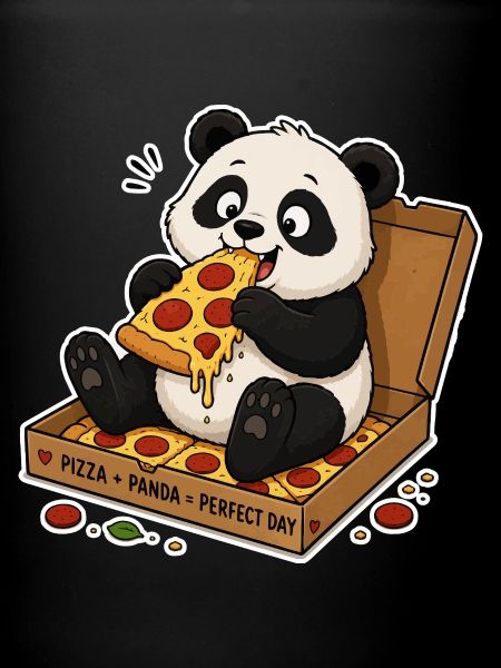Kawaii Panda Pizza Parade