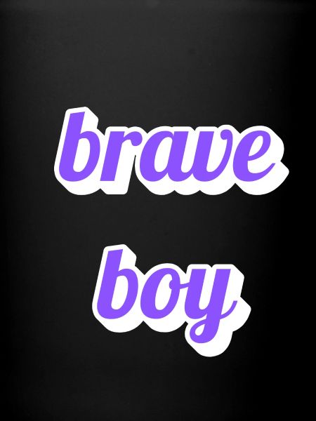 Brave Boy Lettering