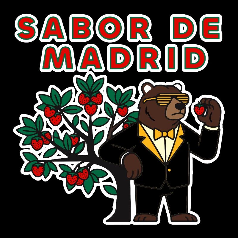 madrid spain elegant luxury bear strawberry 