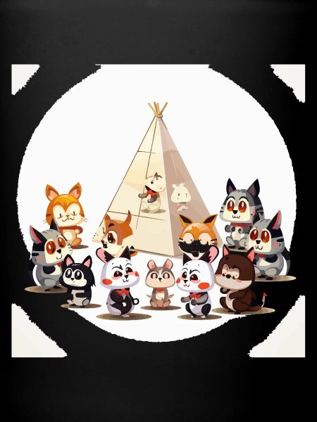 Animal Campfire Round