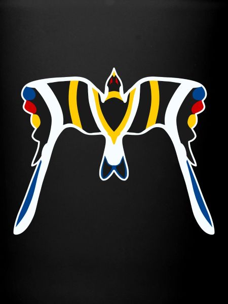 Manta Néon Noir Jaune