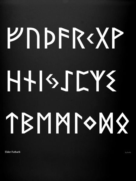Futhark Elder (blanc)