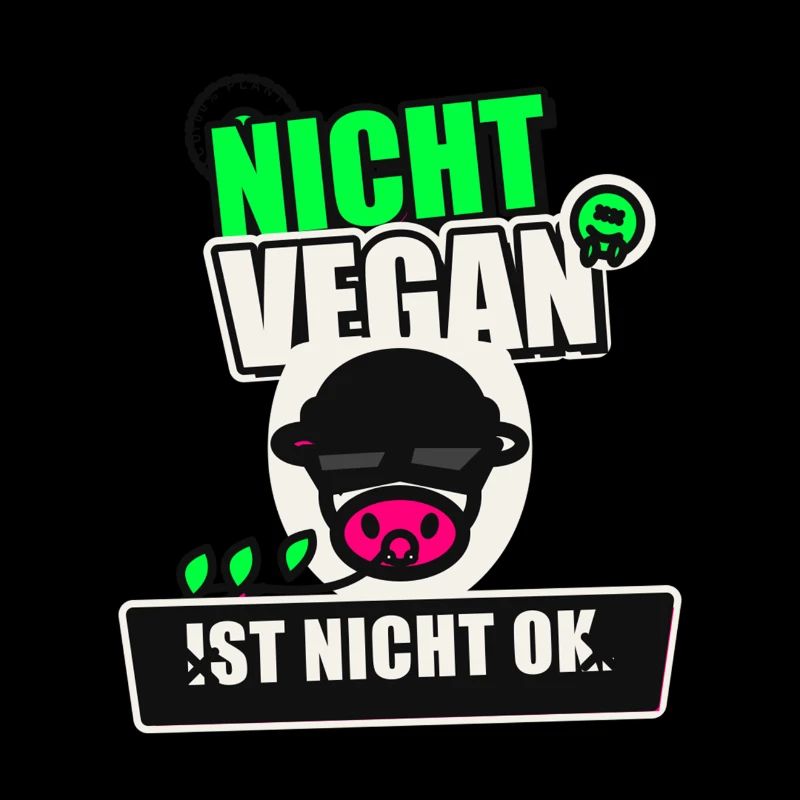Nicht vegan ist nicht ok – Statement T-Shirt