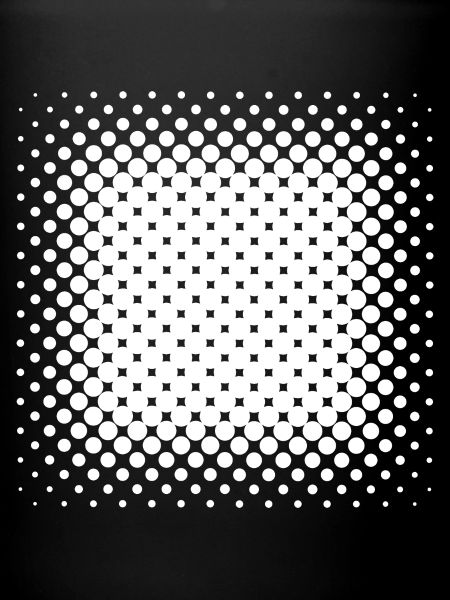 Radiales Halbtonquadrat