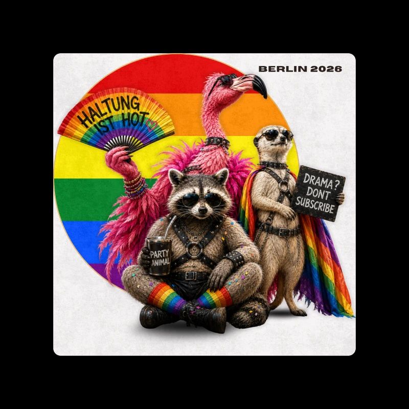 Berlin Pride 2026 LGBTQ Rainbow Design