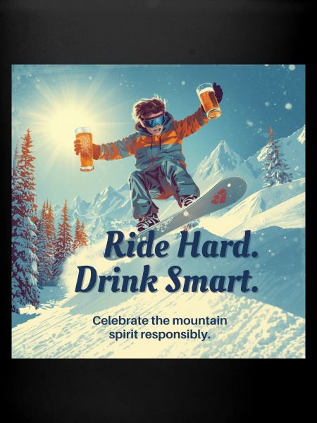Ride Hard Drink Smart Bergspaß
