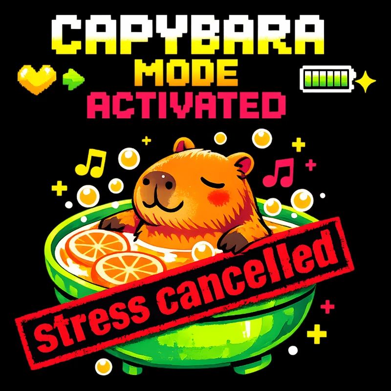 Mode capybara activé – Soulagement du stress