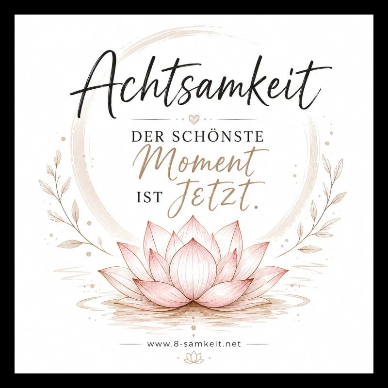 Achtsamkeit Jetzt: Der schönste Moment