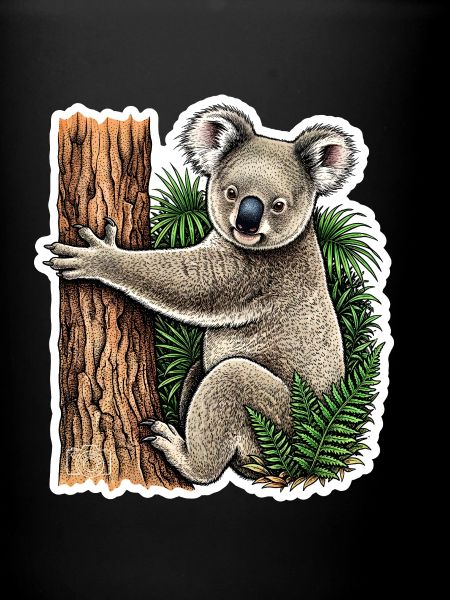 Koala sur l’arbre