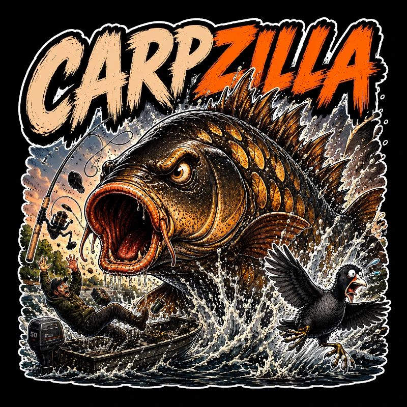Pêche à la carpe monstre de Carpzilla