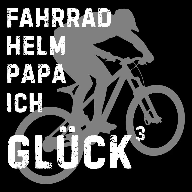 Radfahrer Silhouette Spruch