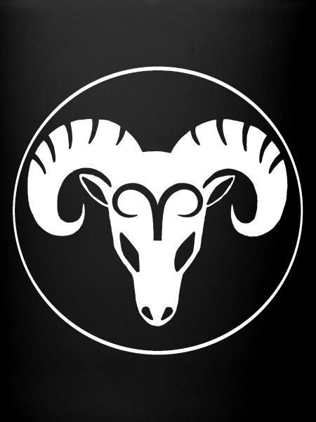 Aries Star Sign (White)
