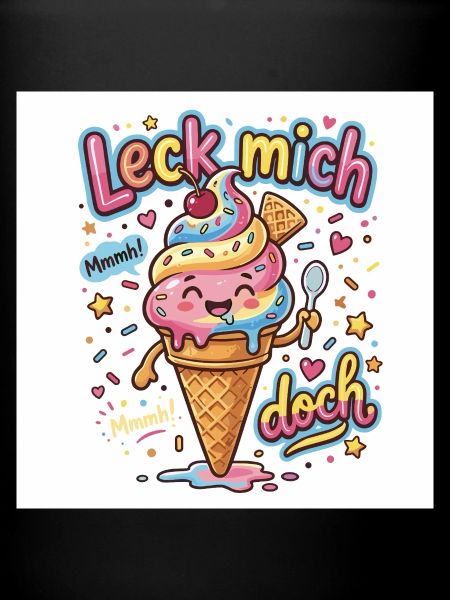 Leck mich Eiscreme Spaß