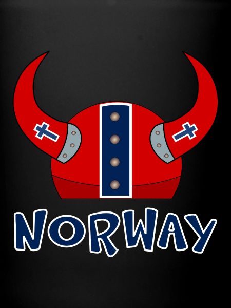 Casque du drapeau norvégien