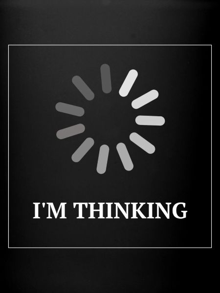 I'm Thinking – Lustiges Loading Design