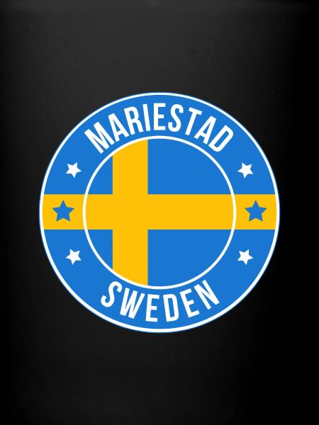 Mariestad Sweden Circular Flag Crest