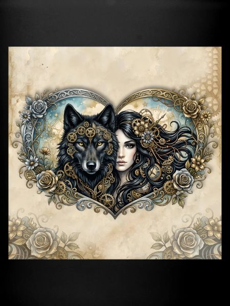 Uhrwerk-Wolfsherz