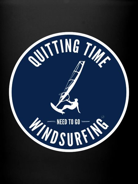 Quitting Time Windsurfing Emblem