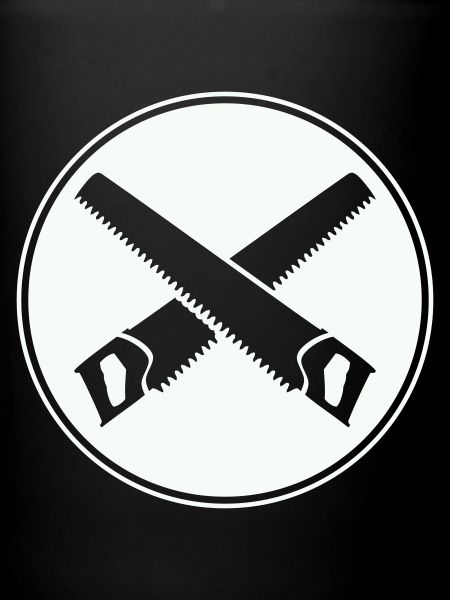 Kreuzsäge Symbol