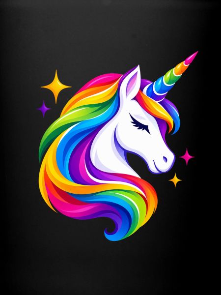Flammendes Regenbogeneinhorn