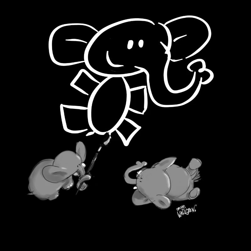 Quand les éléphants peignent des éléphants.
