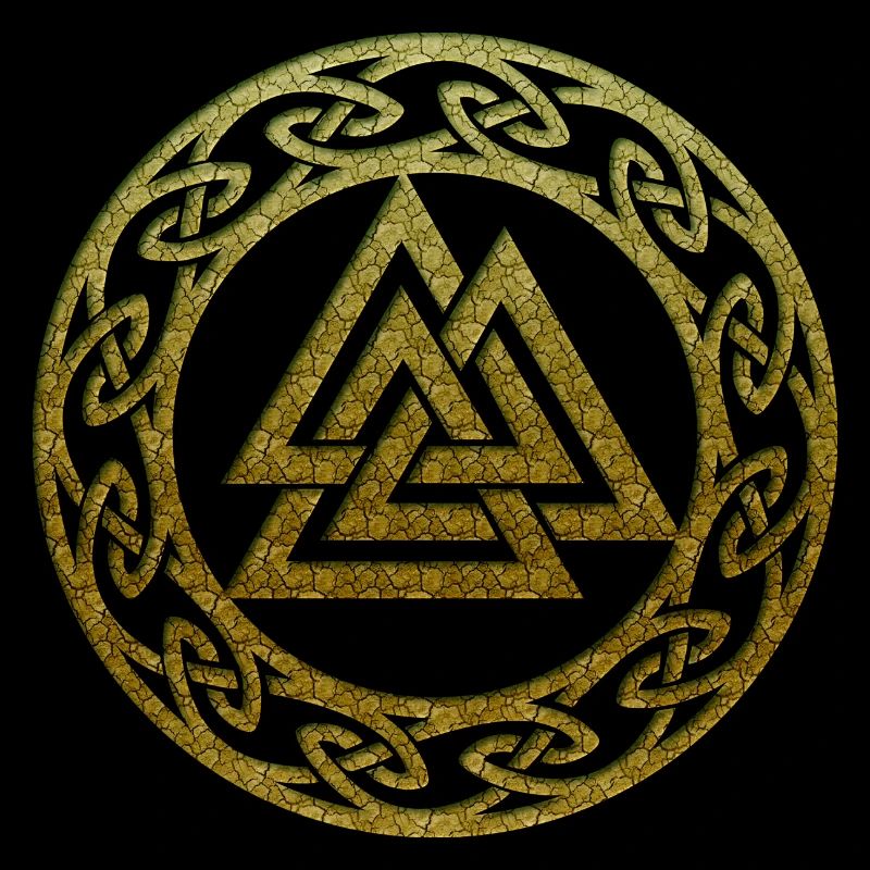 Valknut Vikings Odin Thor Celtic Symbols Pagan